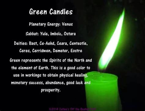 green candle magick